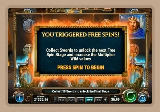 The Sword and The Grail - Slot Review and Where to Play for Real Money in-article photo